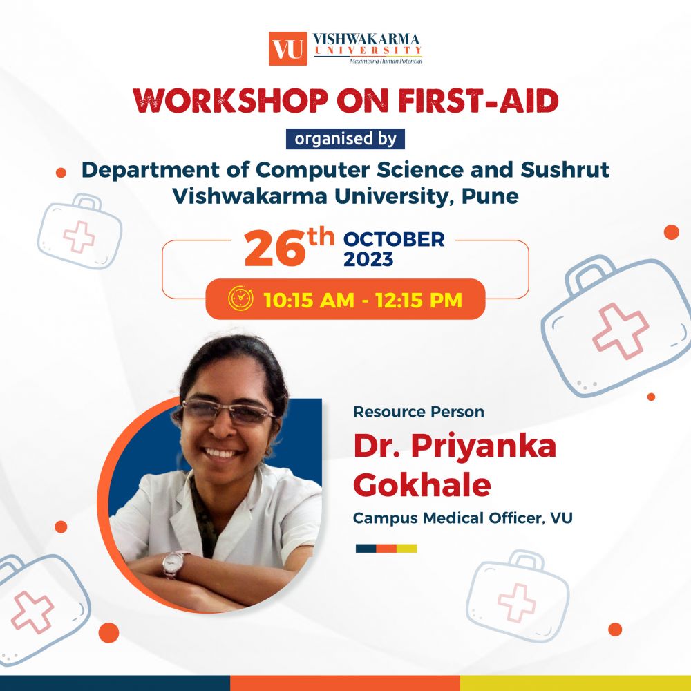 workshop on first aid flyer