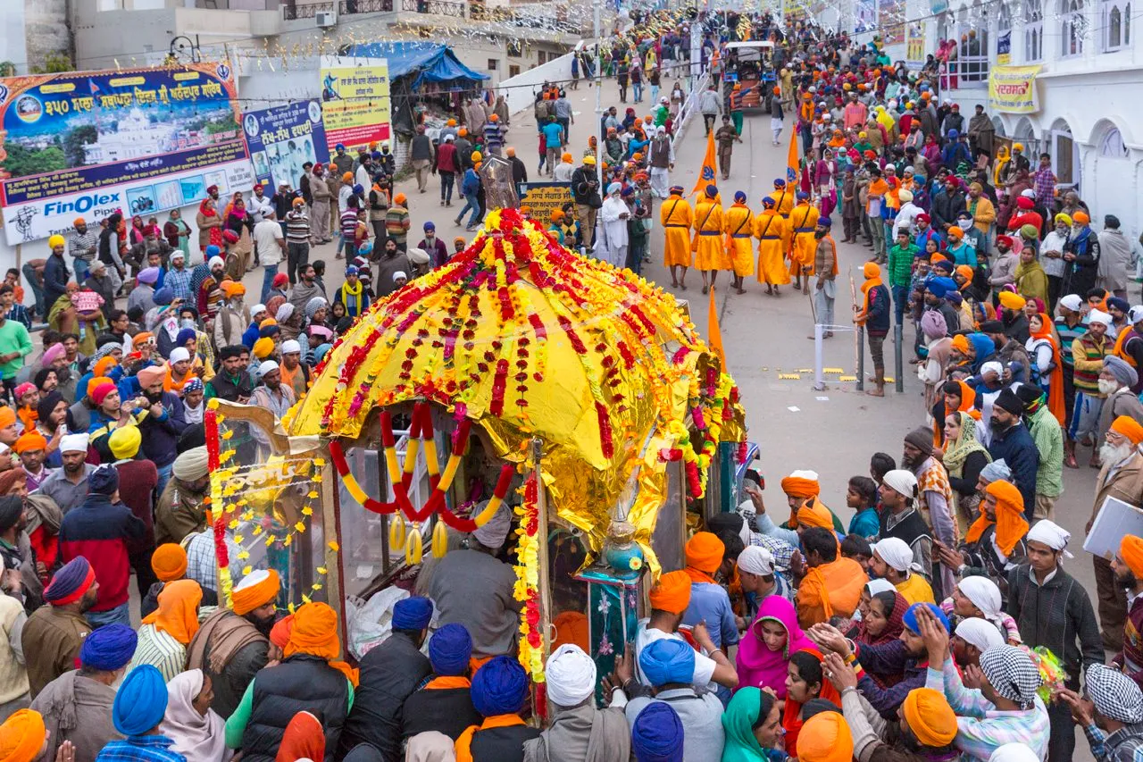 Punj Pyare leading the holy procession 3