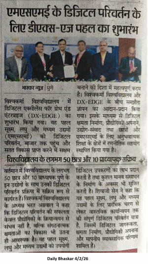 Launch of DV-Edge initiatives for digital transformation of MSMEs